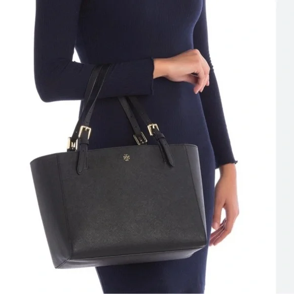 Tory Burch Emerson Small Buckle Tote - Picture 1 of 15